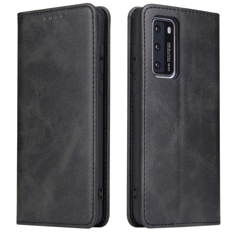 Flip Cover Huawei P40 Effet Cuir Business Style Plus