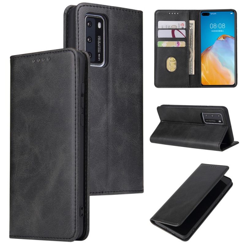 Flip Cover Huawei P40 Effet Cuir Business Style Plus