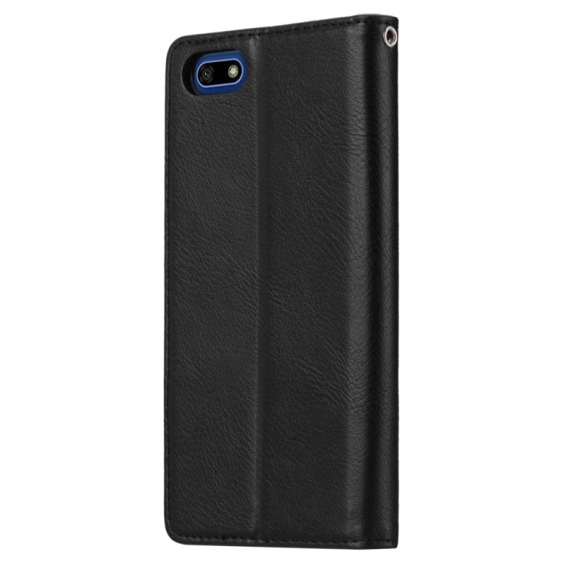 Flip Cover Huawei Y5 2018 Simili Cuir Porte-cartes