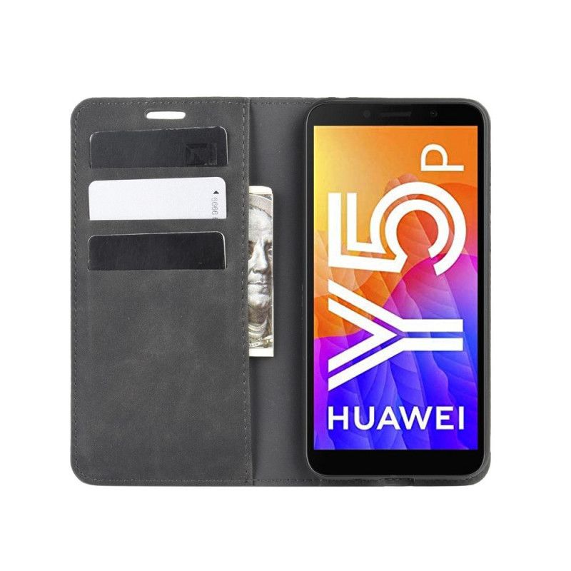 Flip Cover Huawei Y5p Effet Cuir Douceur