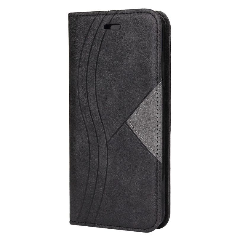 Flip Cover Huawei Y5p Style Cuir Vague