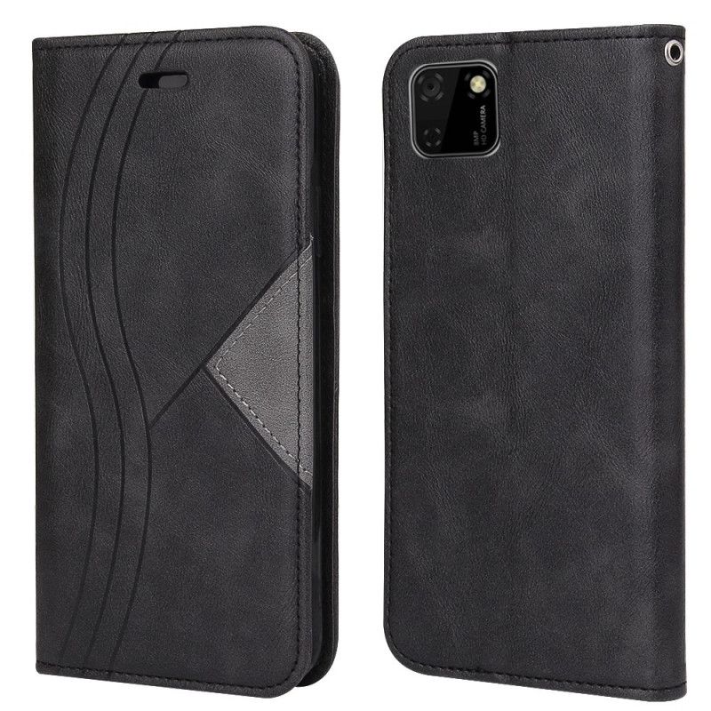 Flip Cover Huawei Y5p Style Cuir Vague