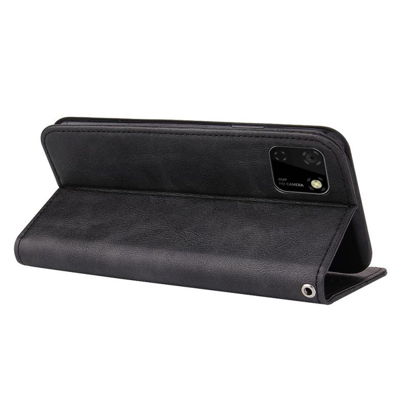 Flip Cover Huawei Y5p Style Cuir Vague