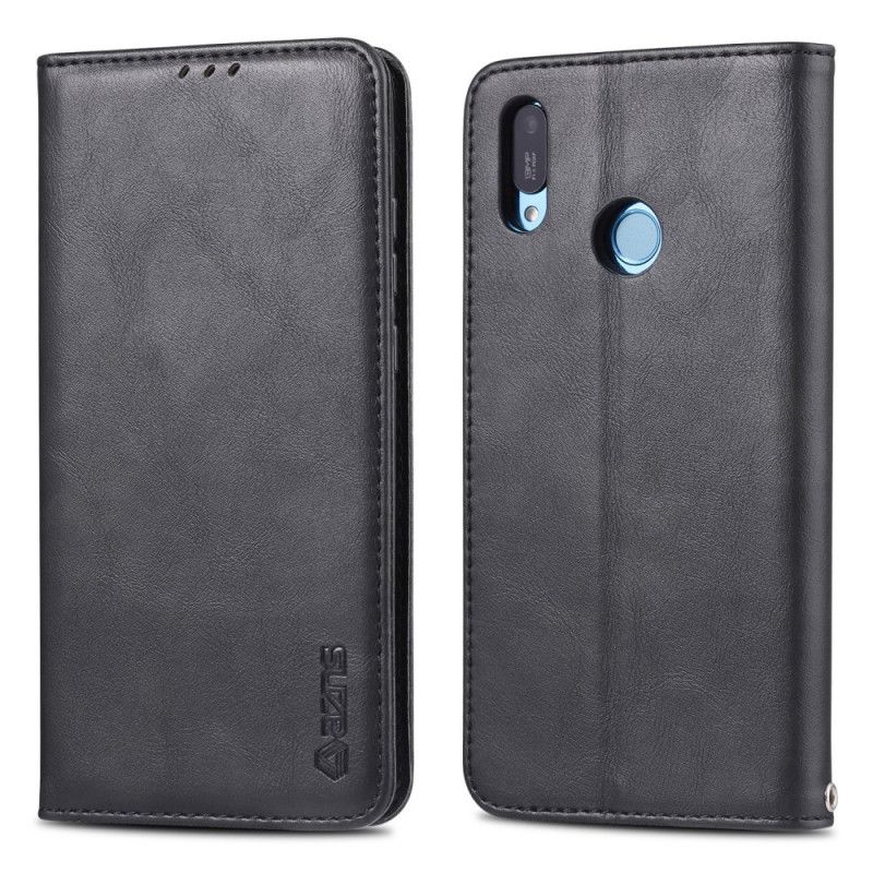 Flip Cover Huawei Y6 2019 Azns Simili Cuir