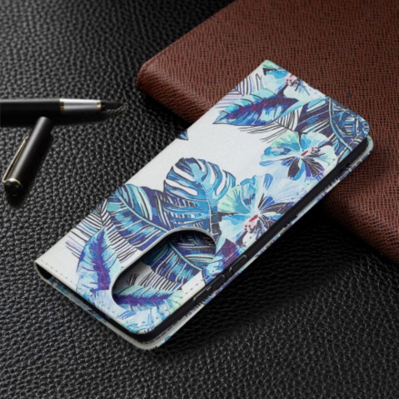 Flip Cover Pour Huawei P50 Pro Feuilles