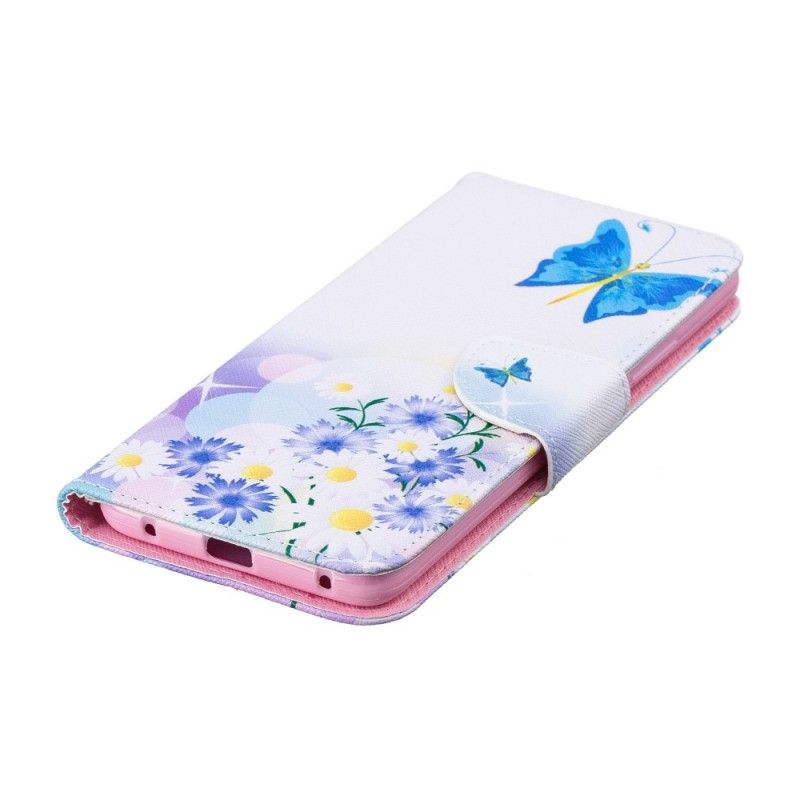 Housse Huawei Mate 20 Pro Papillons Et Fleurs Peints