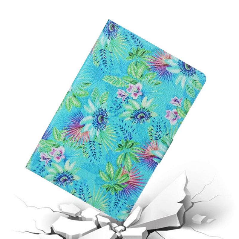 Housse Huawei Mediapad T3 10 Fleurs Et Feuilles