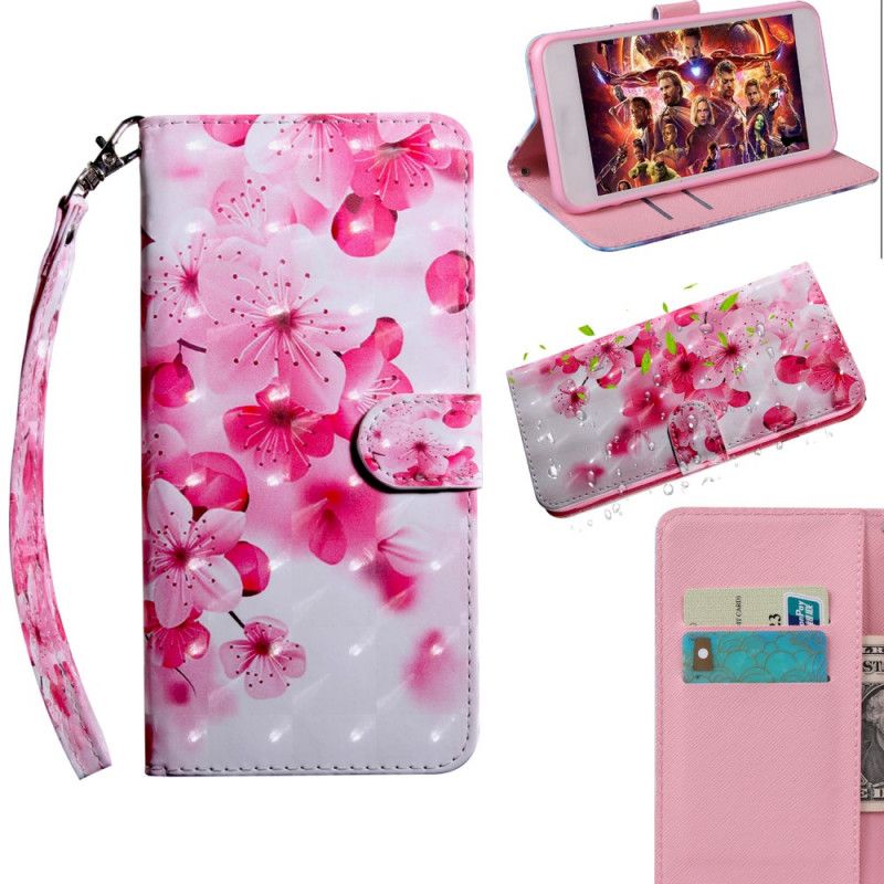 Housse Huawei P Smart 2020 Fleurs Roses