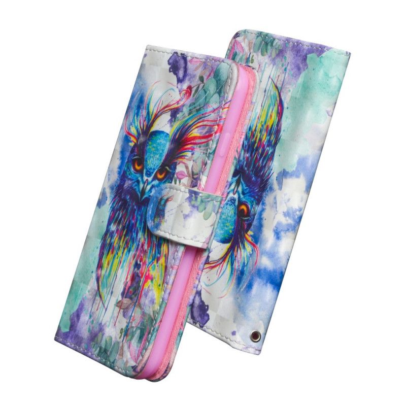 Housse Huawei P Smart 2020 Oiseau Aquarelle