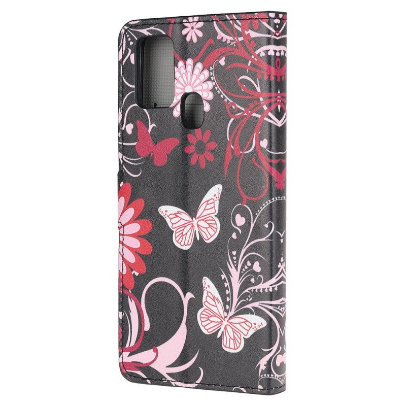 Housse Huawei P Smart 2020 Papillons Et Fleurs