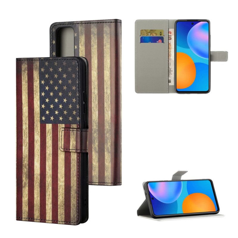 Housse Huawei P Smart 2021 Drapeau Usa