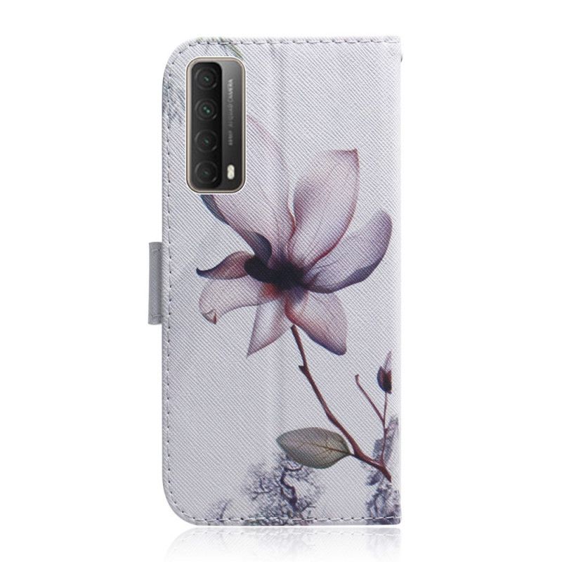 Housse Huawei P Smart 2021 Une Fleur Rose