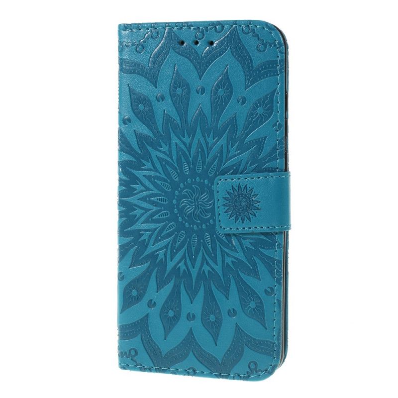 Housse Huawei P Smart Plus 2019 Fleur De Soleil À Lanière