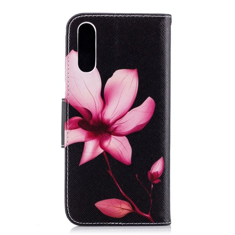 Housse Huawei P20 Fleur Rose