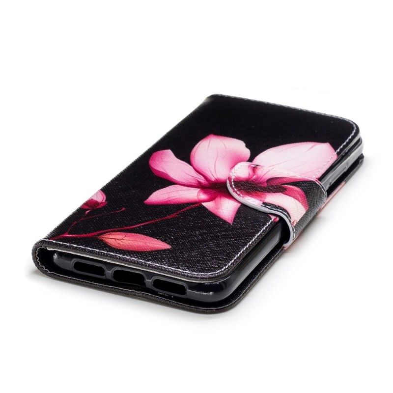 Housse Huawei P20 Fleur Rose