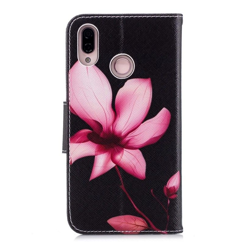 Housse Huawei P20 Lite Fleur Rose