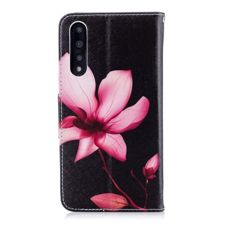 Housse Huawei P20 Pro Fleur Rose