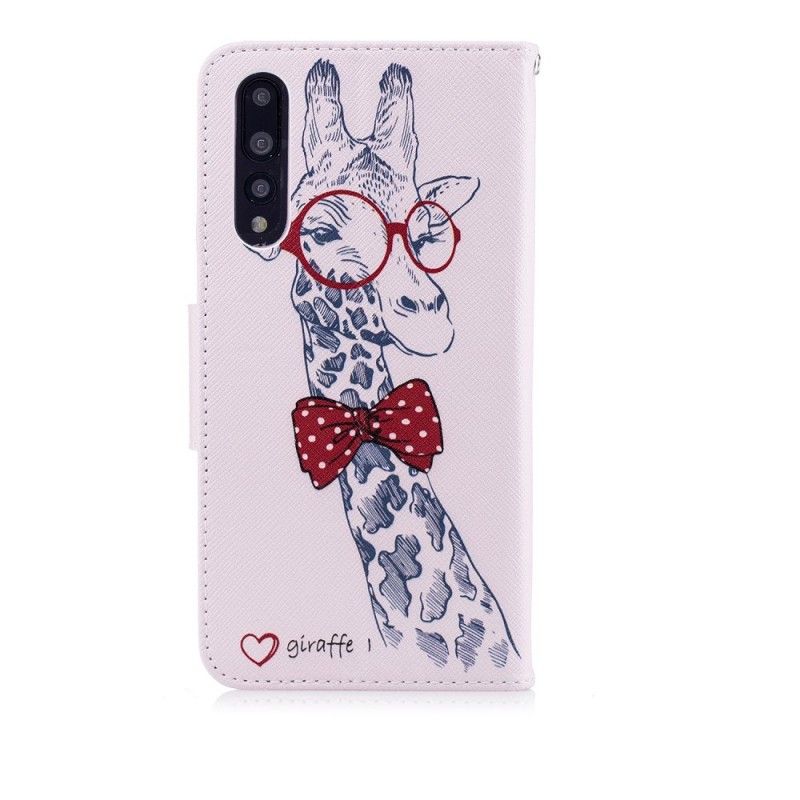 Étui Housse Huawei P20 Pro Girafe Intello