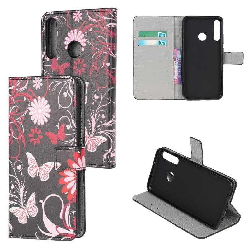 Housse Huawei P40 Lite E / Y7p Papillons Et Fleurs 2