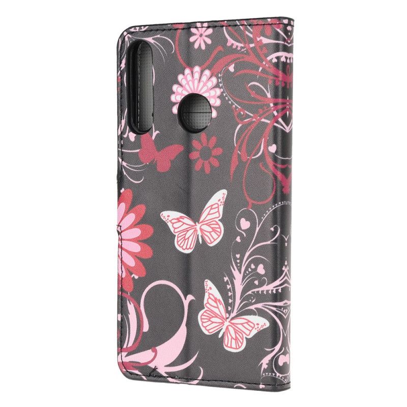 Housse Huawei P40 Lite E / Y7p Papillons Et Fleurs 2