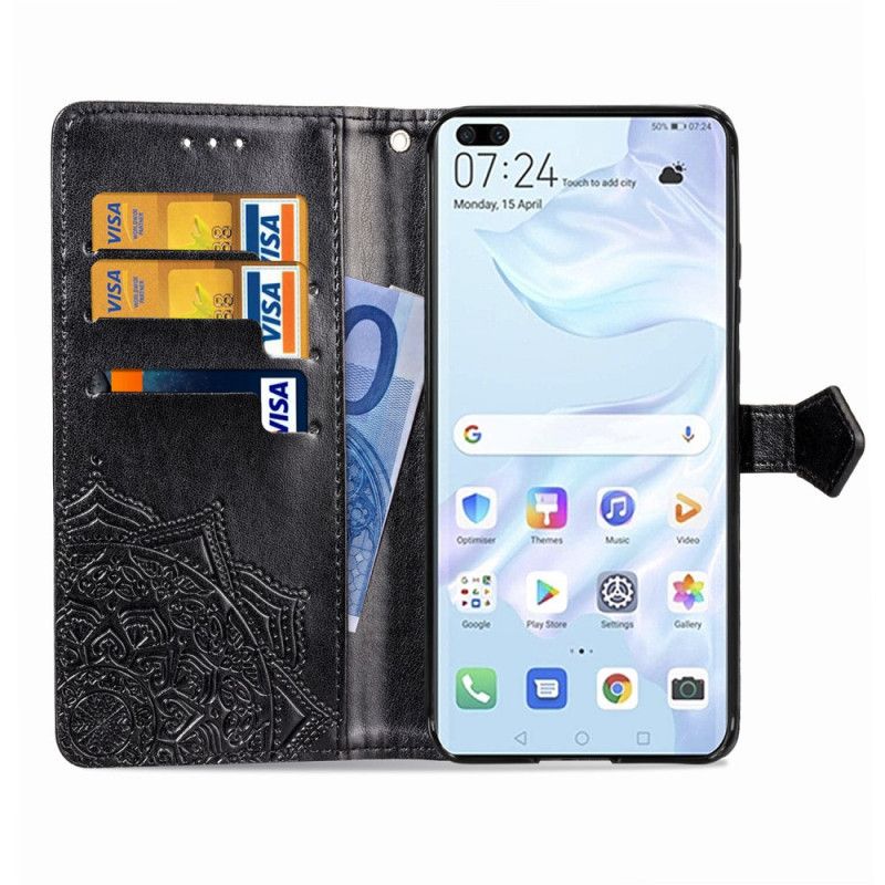 Housse Huawei P40 Pro Mandala Moyen Age