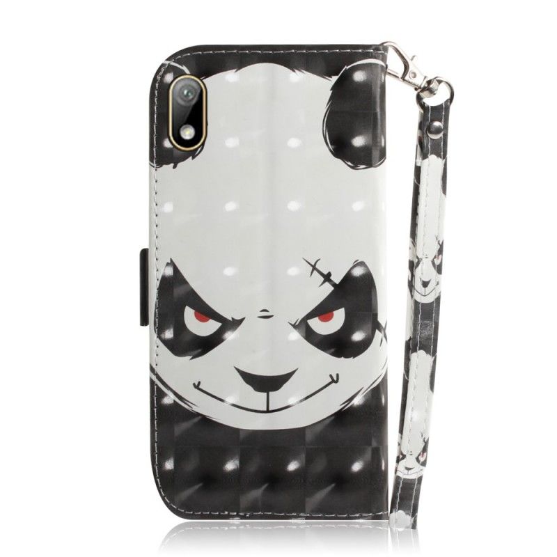 Housse Huawei Y5 2019 Angry Panda À Lanière