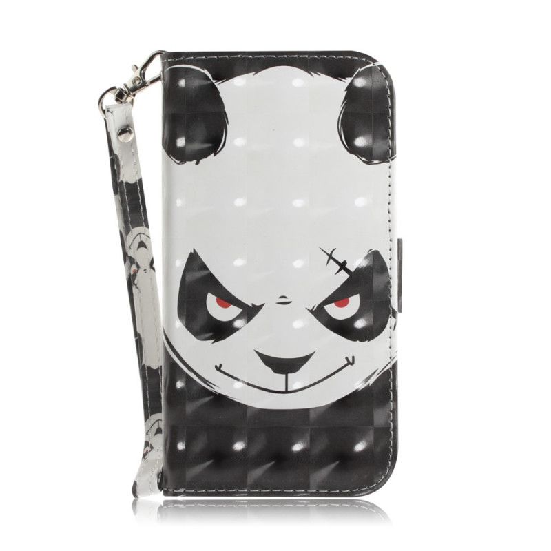 Housse Huawei Y5p Angry Panda À Lanière