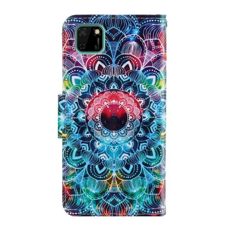 Housse Huawei Y5p Flashy Mandala À Lanière