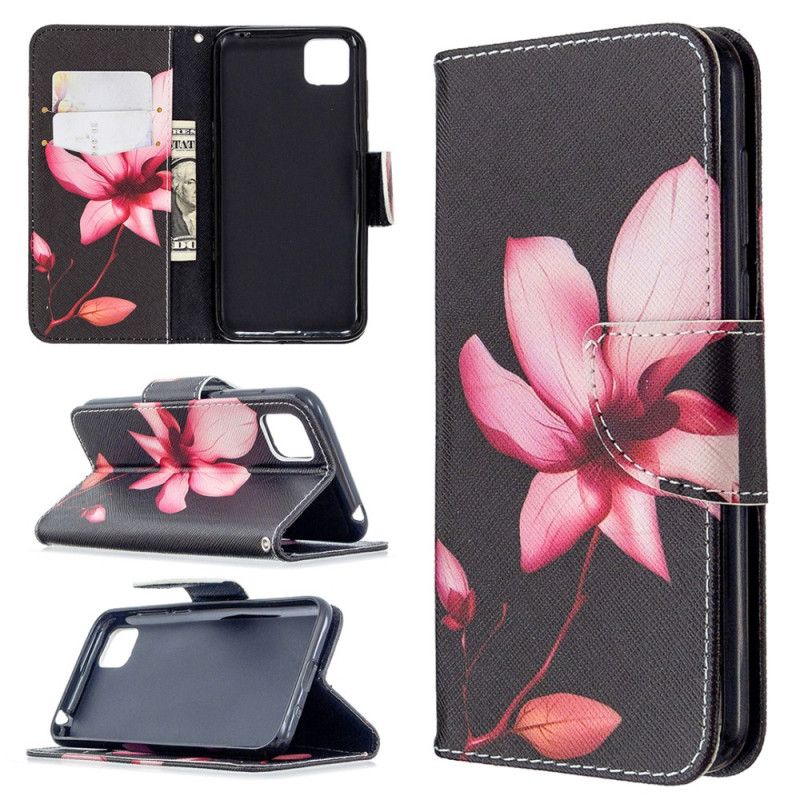 Housse Huawei Y5p Fleur Rose