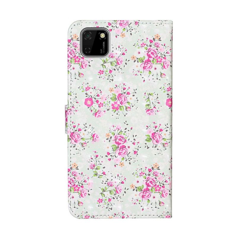 Housse Huawei Y5p Fleurs Liberty Design