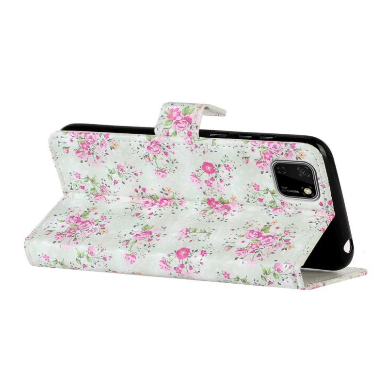 Housse Huawei Y5p Fleurs Liberty Design