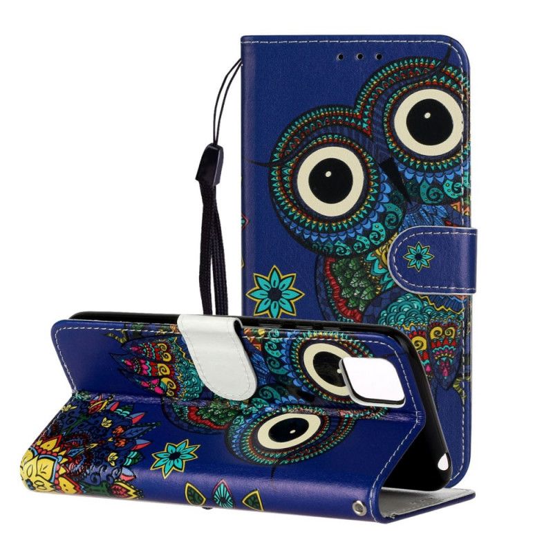 Housse Huawei Y5p Hibou En Mandala