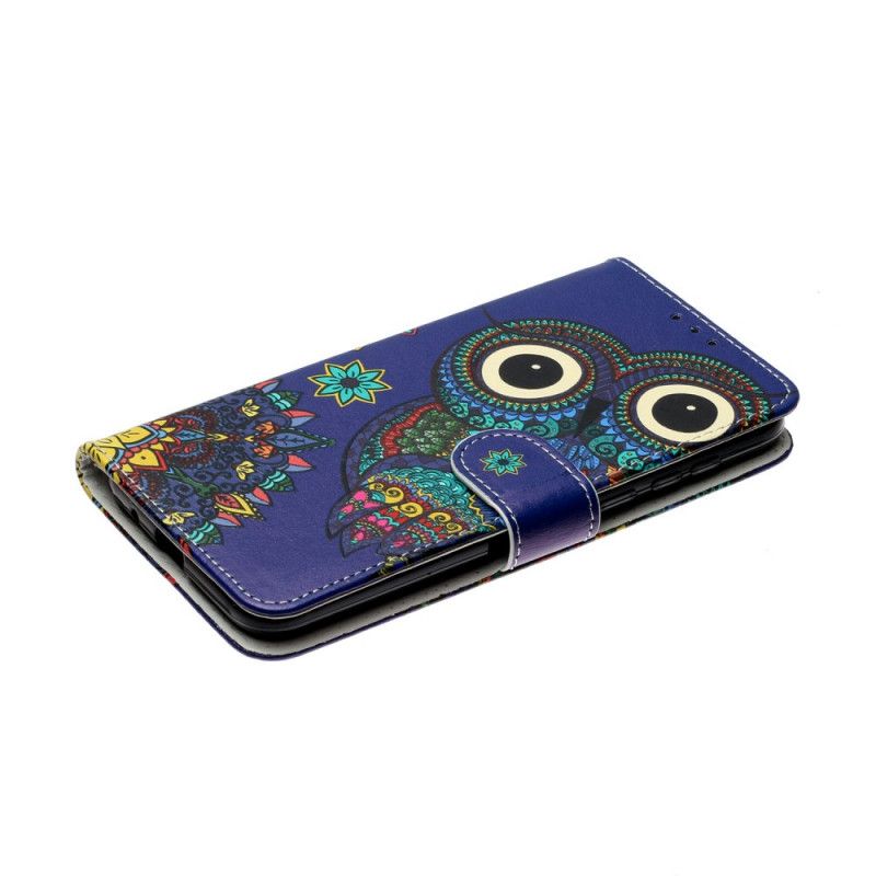 Housse Huawei Y5p Hibou En Mandala