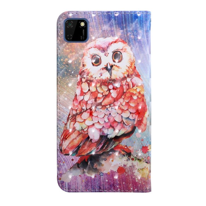 Housse Huawei Y5p Hibou Le Peintre