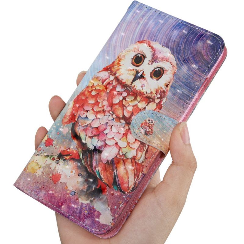 Housse Huawei Y5p Hibou Le Peintre