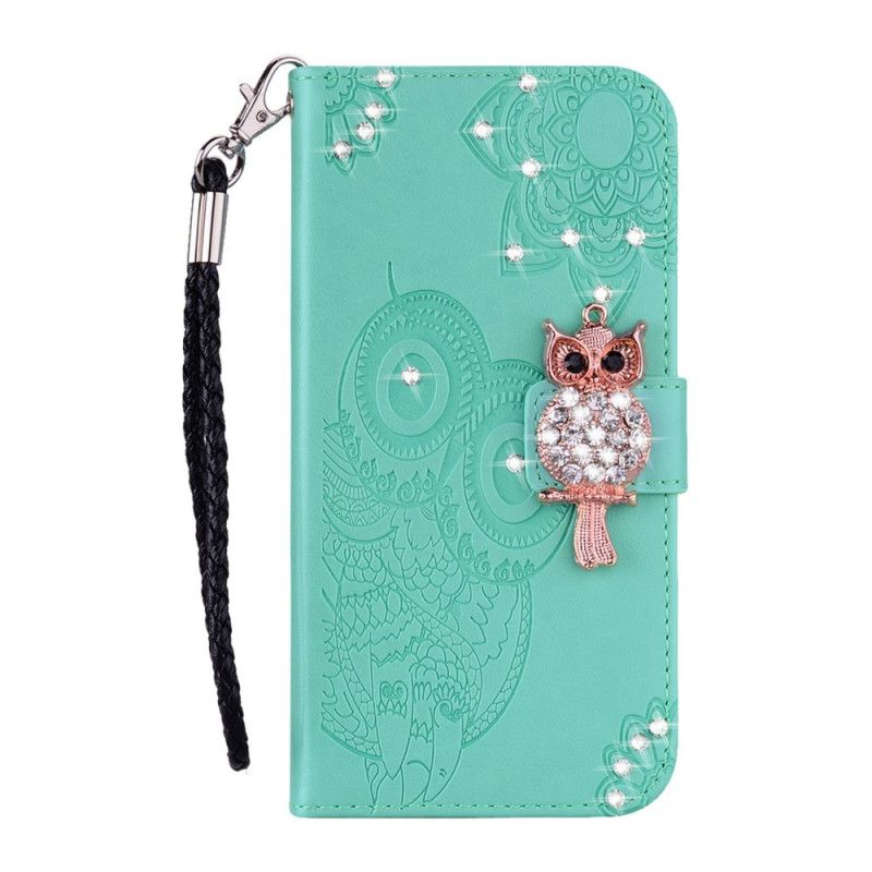 Housse Huawei Y5p Hibou Mandala Et Breloque