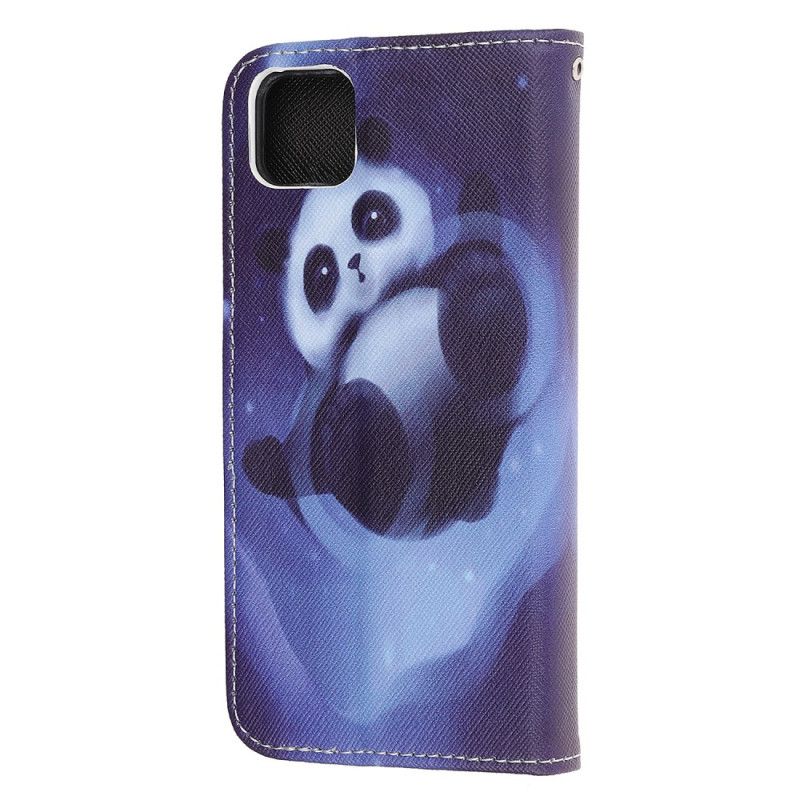 Housse Huawei Y5p Panda Space À Lanière