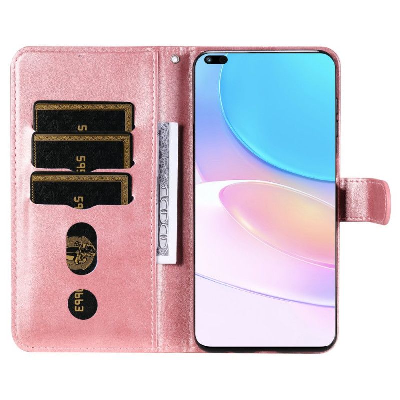 Housse Pour Huawei Nova 8i / Honor 50 Lite Vintage Porte-monnaie