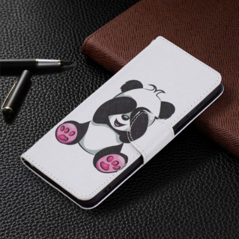 Housse Pour Huawei P50 Panda Sur Le Bambou