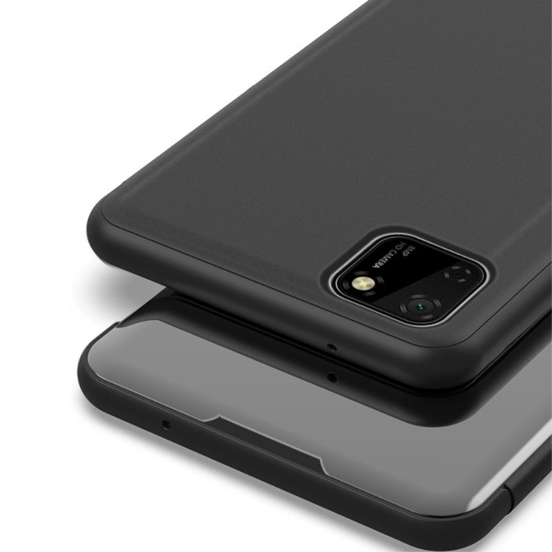 View Cover Huawei Y5p Miroir Et Simili Cuir