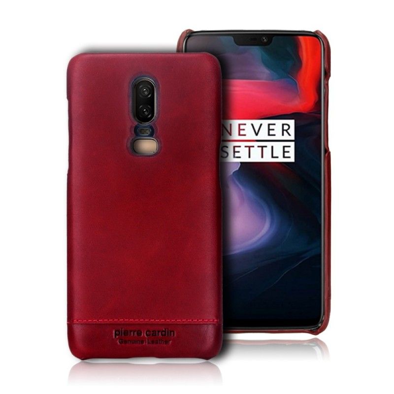 Coque Oneplus 6 Cuir Pierre Cardin