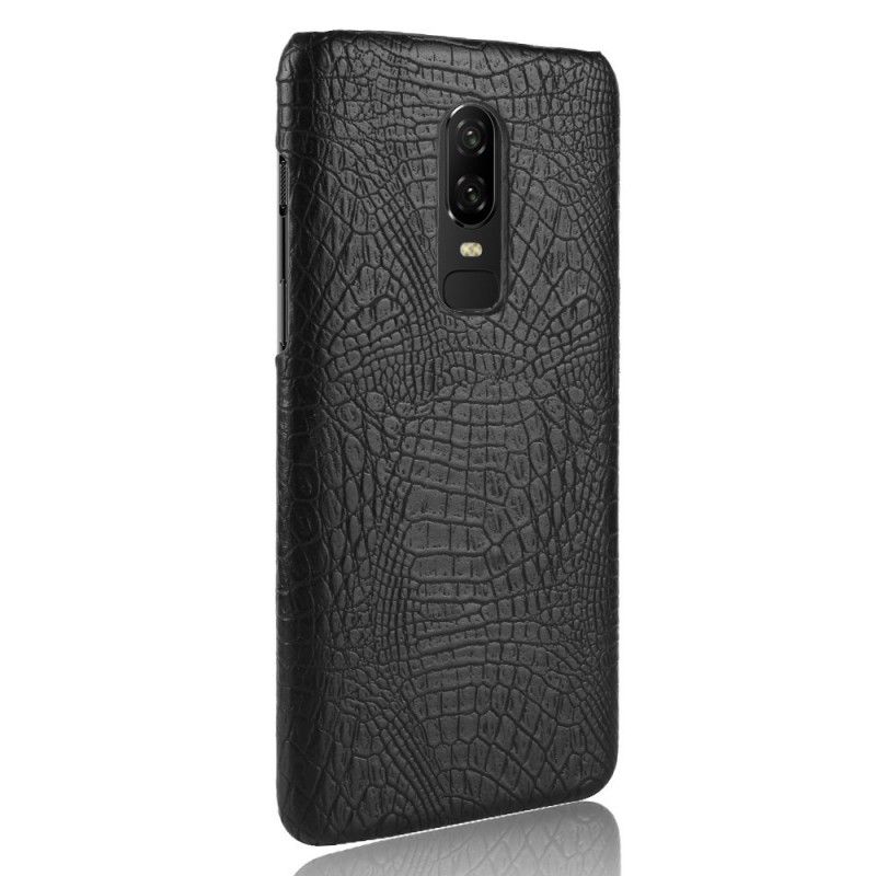 Coque Oneplus 6 Effet Peau De Crocodile