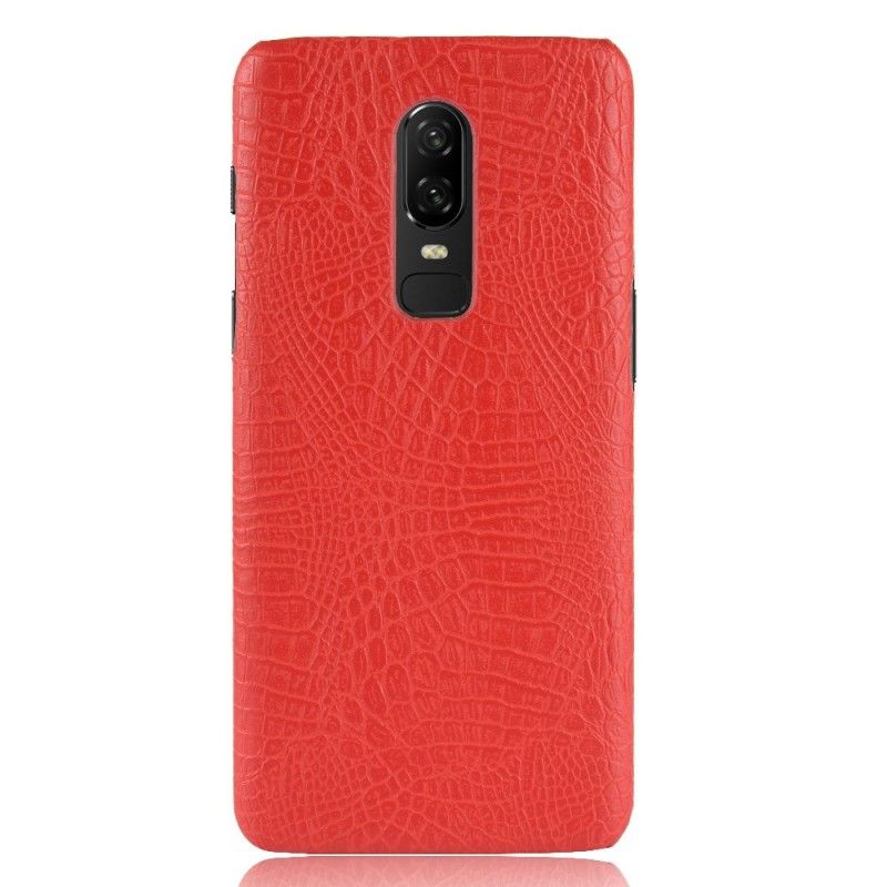 Coque Oneplus 6 Effet Peau De Crocodile