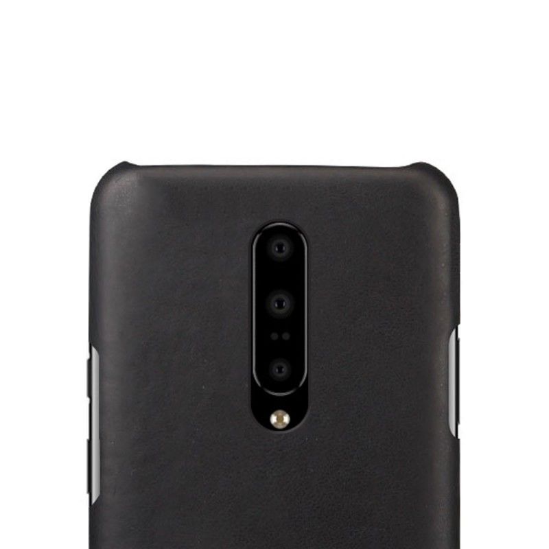 Coque Oneplus 7 Pro Effet Cuir Ksq