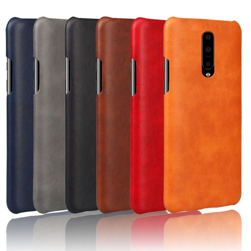 Coque Oneplus 7 Pro Effet Cuir Ksq