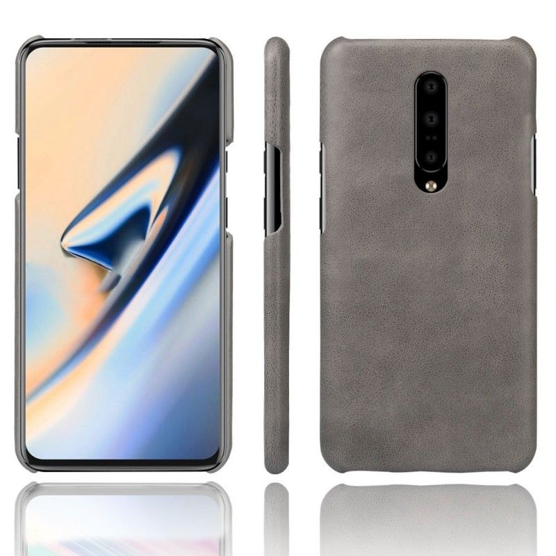 Coque Oneplus 7 Pro Effet Cuir Ksq