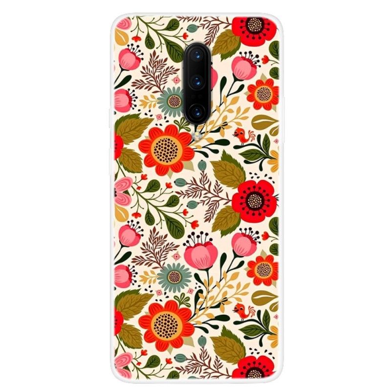 Coque Oneplus 7 Pro Tapisserie Fleurie