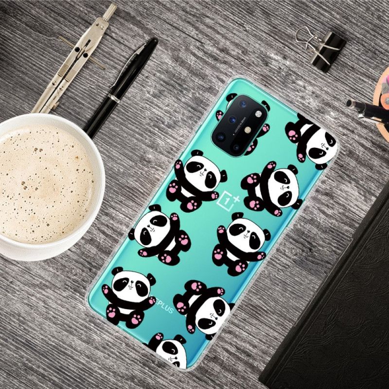 Coque Oneplus 8t Transparente Pandas Have Fun