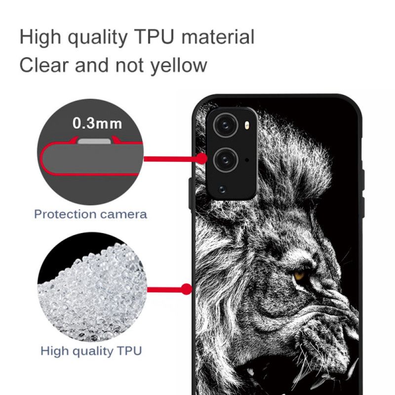 Coque Oneplus 9 Lion Féroce