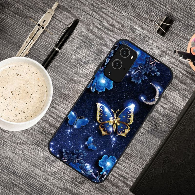 Coque Oneplus 9 Papillon D'or